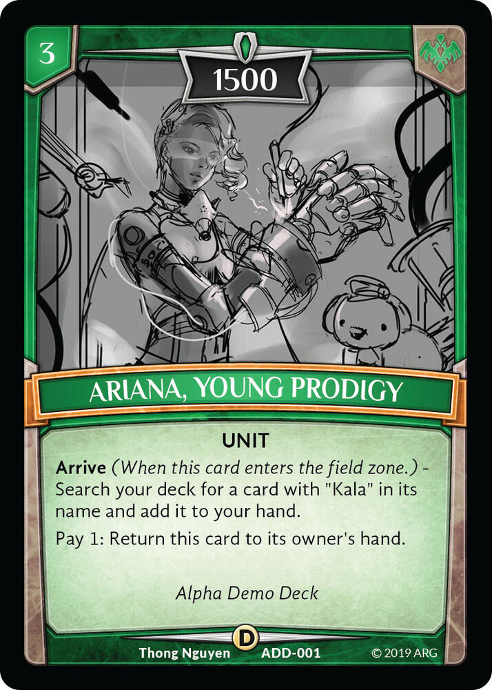 Ariana, Young Prodigy