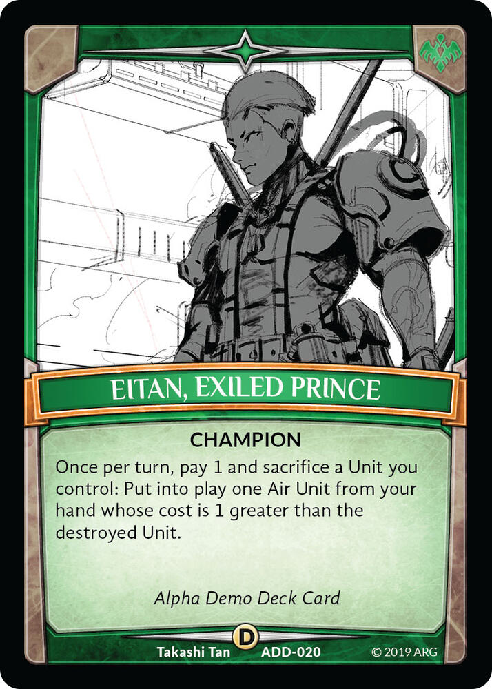 Eitan, Exiled Prince