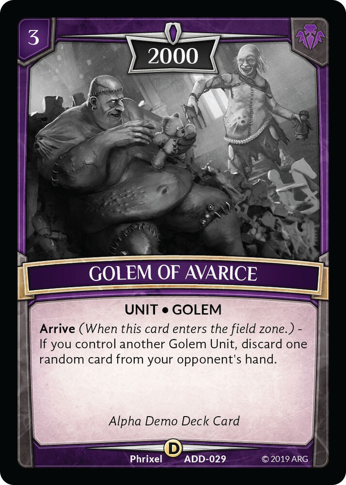 Golem of Avarice card image