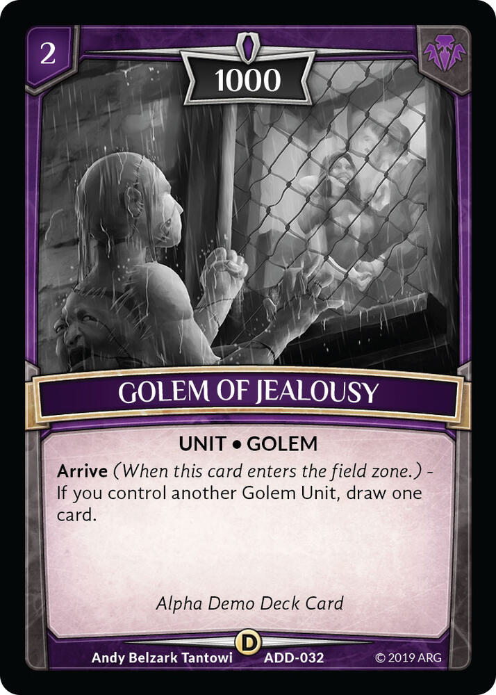 Golem of Jealousy card image