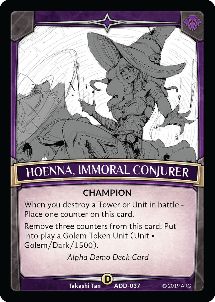 Hoenna, Immoral Conjurer card image