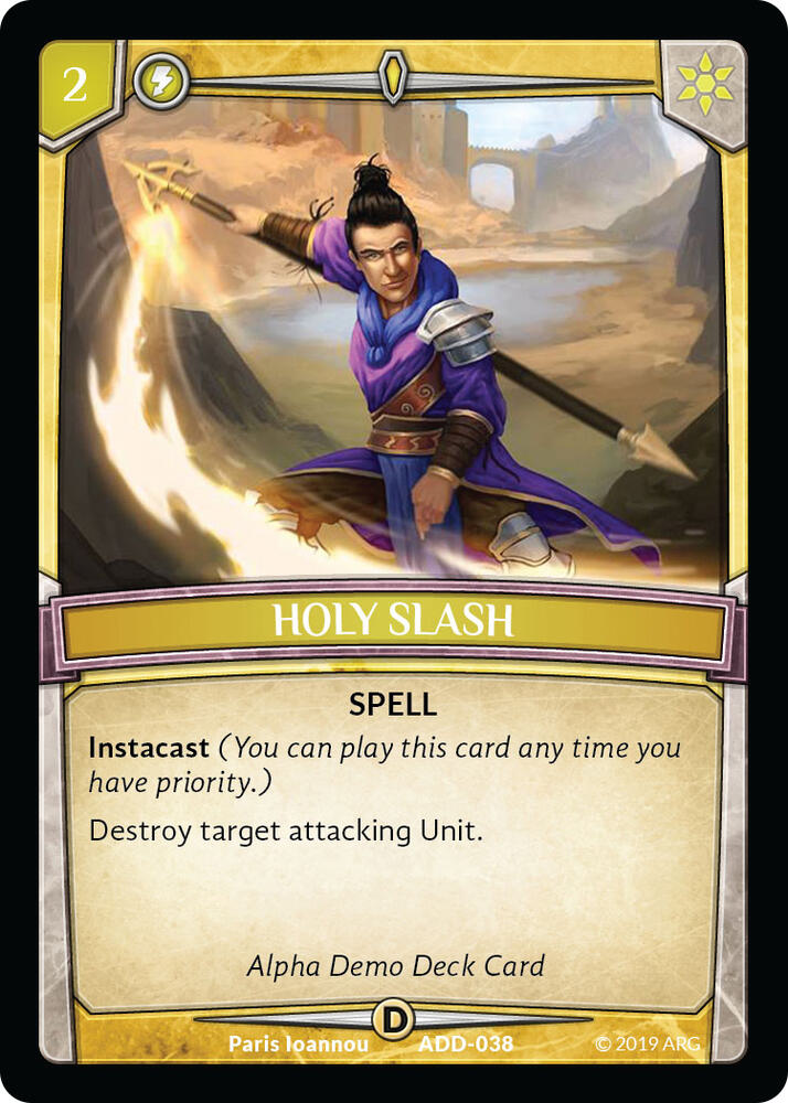 Holy Slash card image