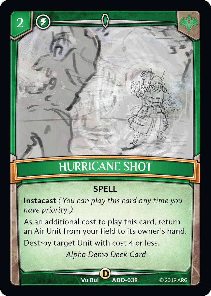 Hurricane Shot card image