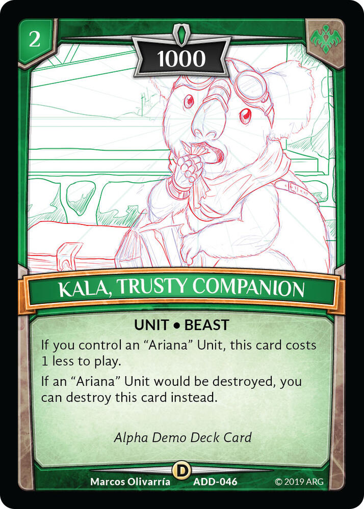 Kala, Trusty Companion card image