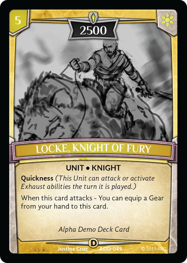 Locke, Knight of Fury card image