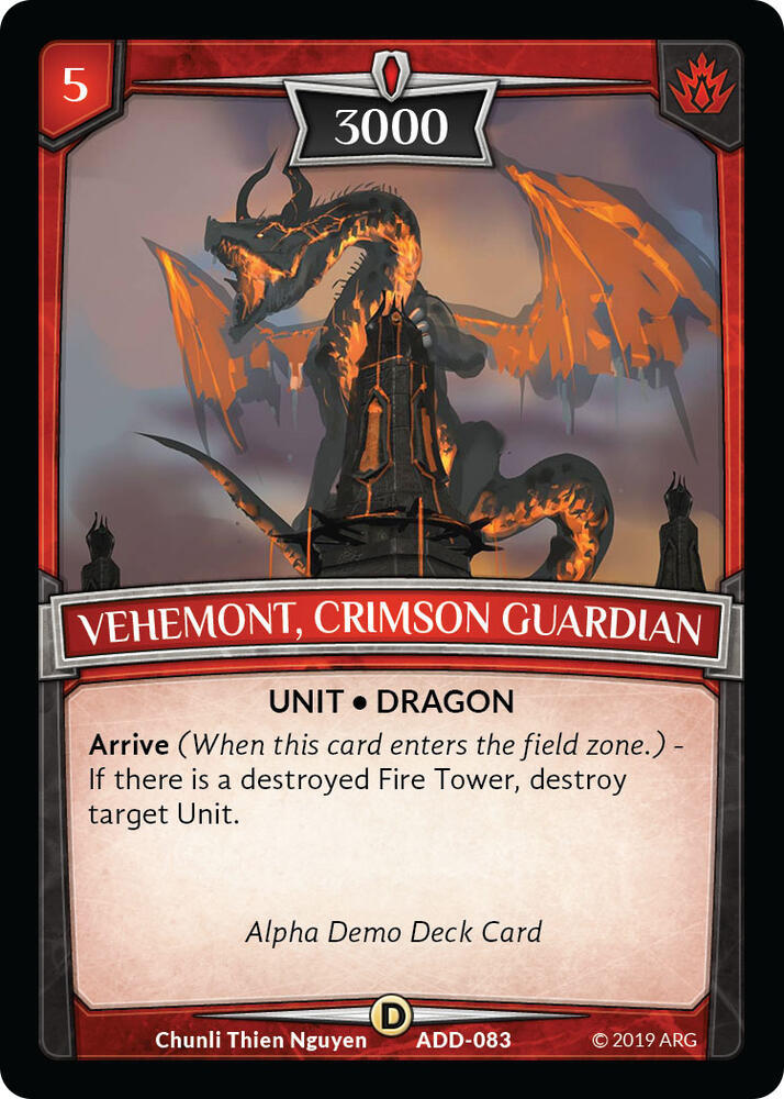 Vehemont, Crimson Guardian card image