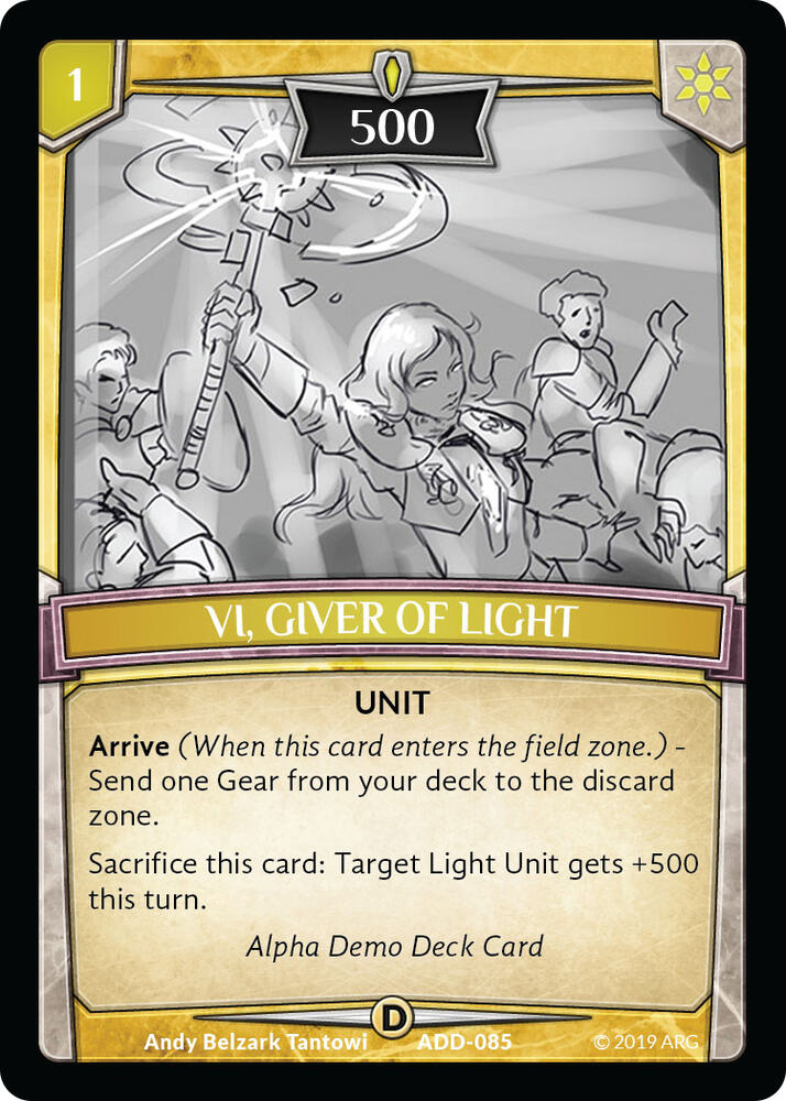 Vi, Giver of Light card image