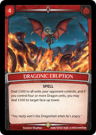 Dragonic Eruption card image