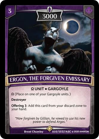 Ergon, the Forgiven Emissary