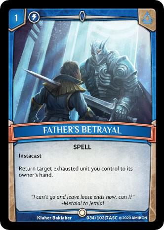 Father's Betrayal card image