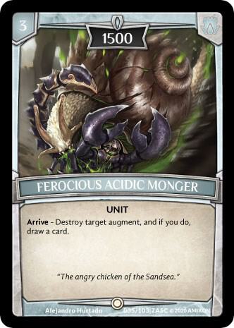 Ferocious Acidic Monger card image