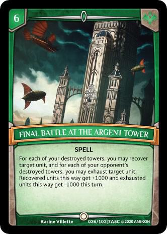 Final Battle at the Argent Tower card image