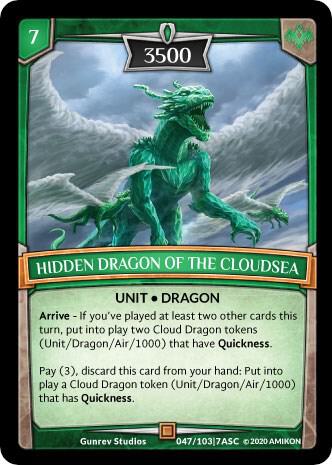 Hidden Dragon of the Cloudsea card image