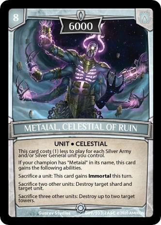 Metaial, Celestial of Ruin