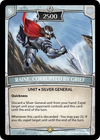 Raine, Corrupted by Grief card image
