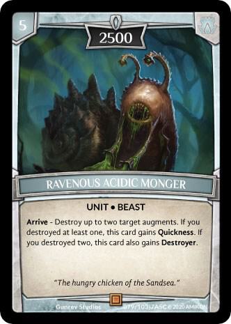 Ravenous Acidic Monger
