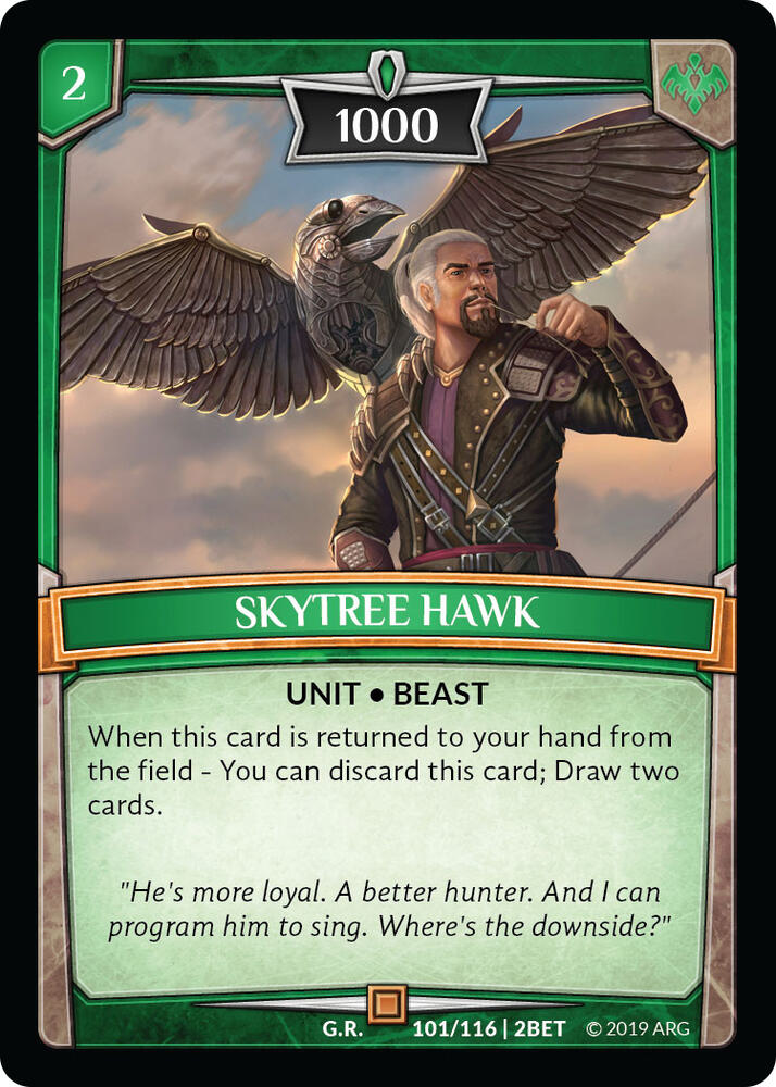 Skytree Hawk card image