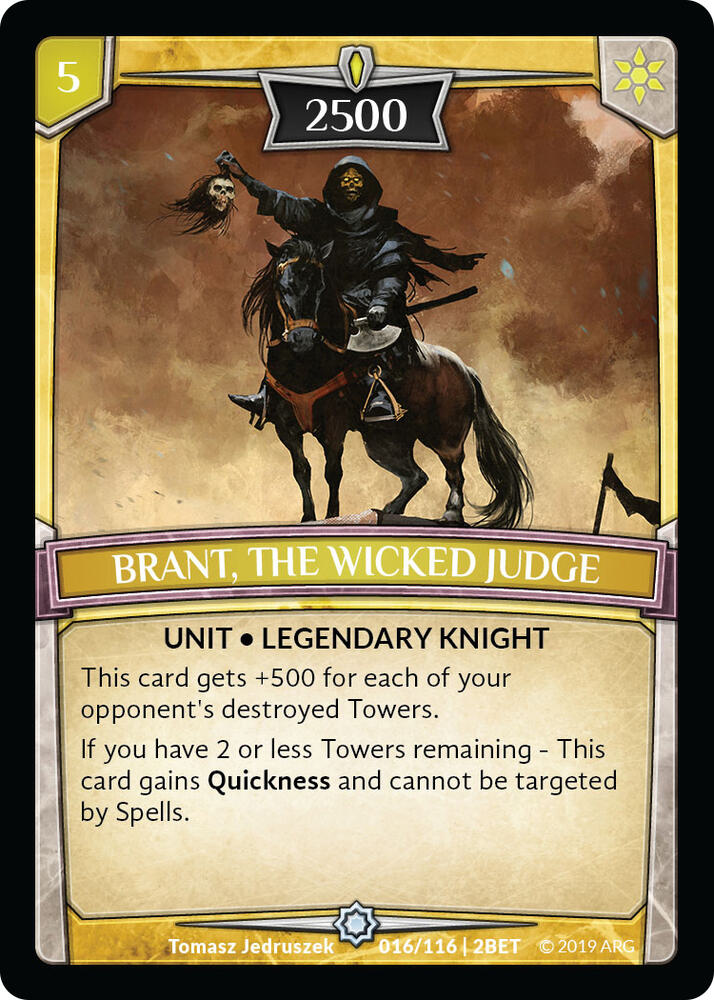 Brant, the Wicked Judge card image