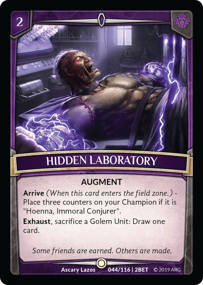 Hidden Laboratory card image