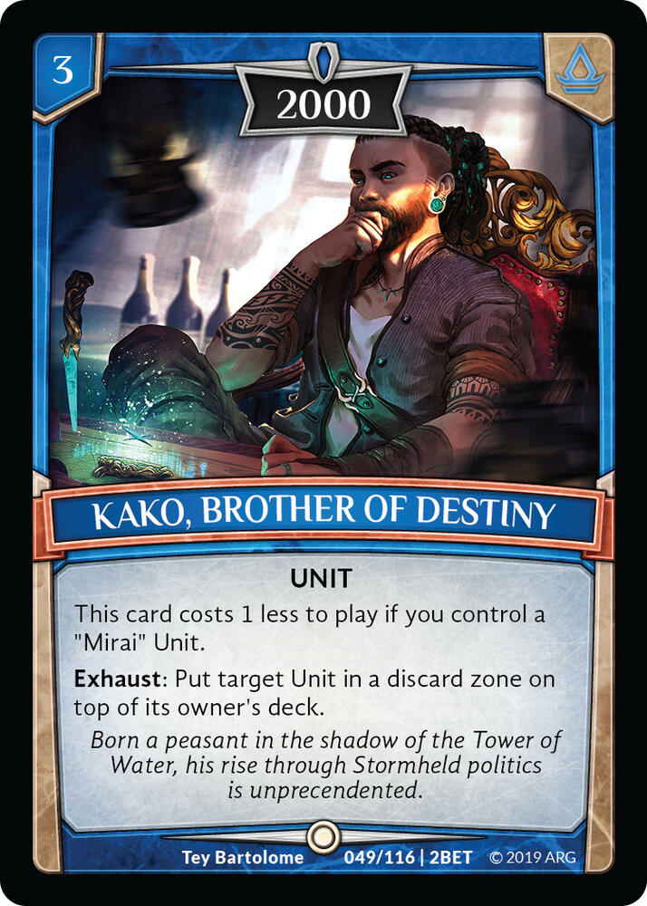 Kako, Brother of Destiny card image