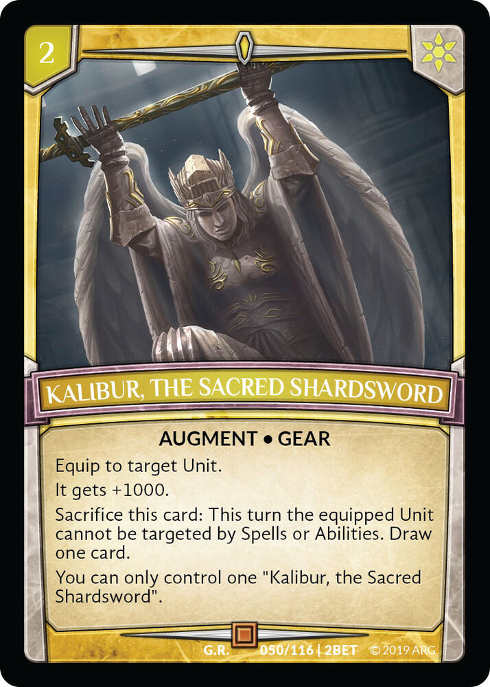 Kalibur, the Sacred Shardsword card image