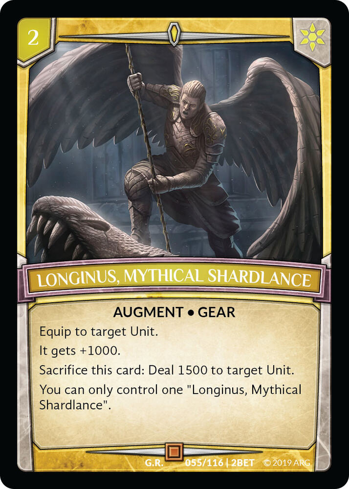 Longinus, Mythical Shardlance card image