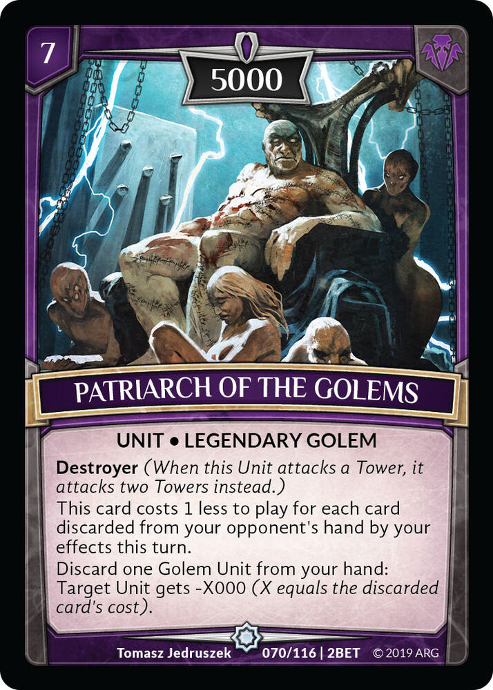 Patriarch of the Golems card image