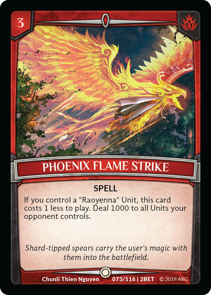 Phoenix Flame Strike card image