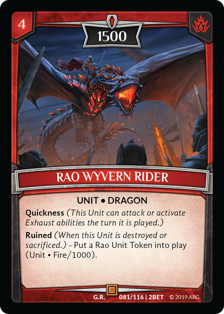 Rao Wyvern Rider card image