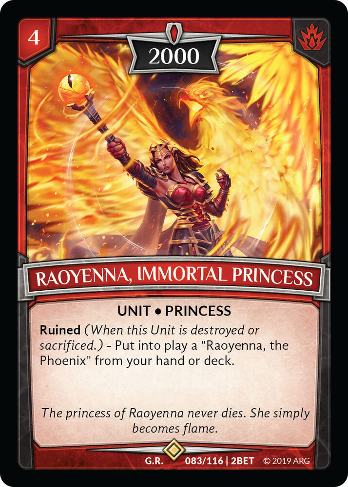 Raoyenna, Immortal Princess card image
