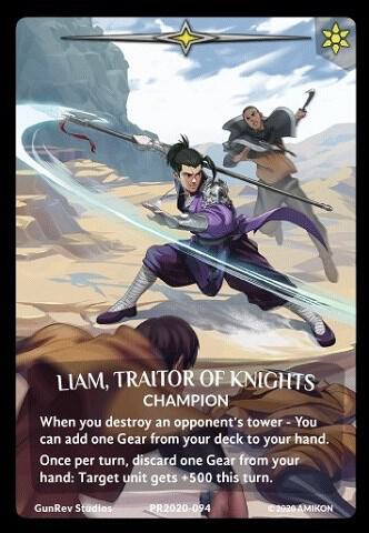 Liam, Traitor of Knights