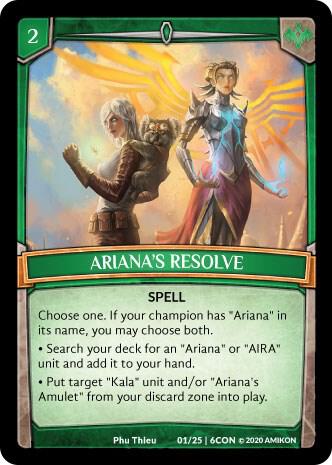 Ariana's Resolve