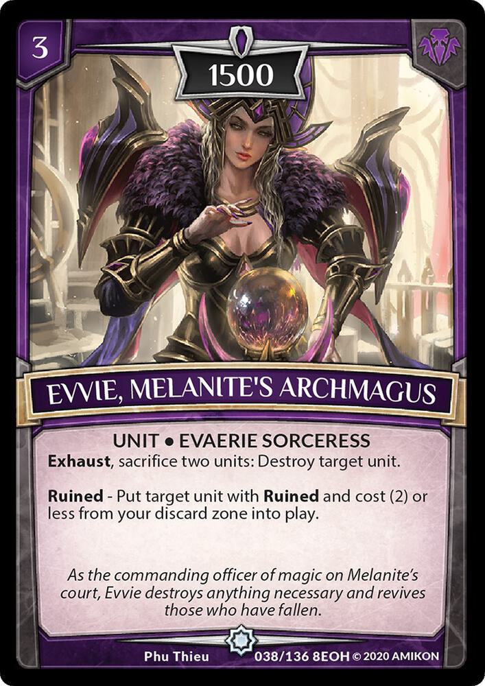 Evvie, Melanite's Archmagus card image
