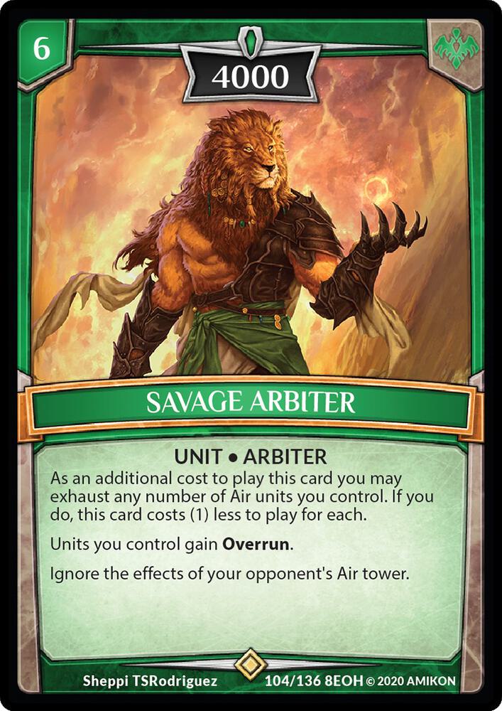 Savage Arbiter card image