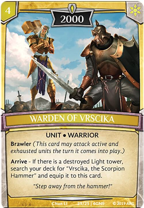 Warden of Vrscika card image