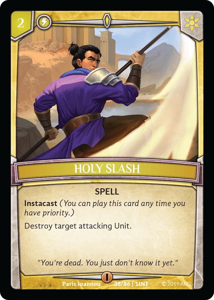Holy Slash card image