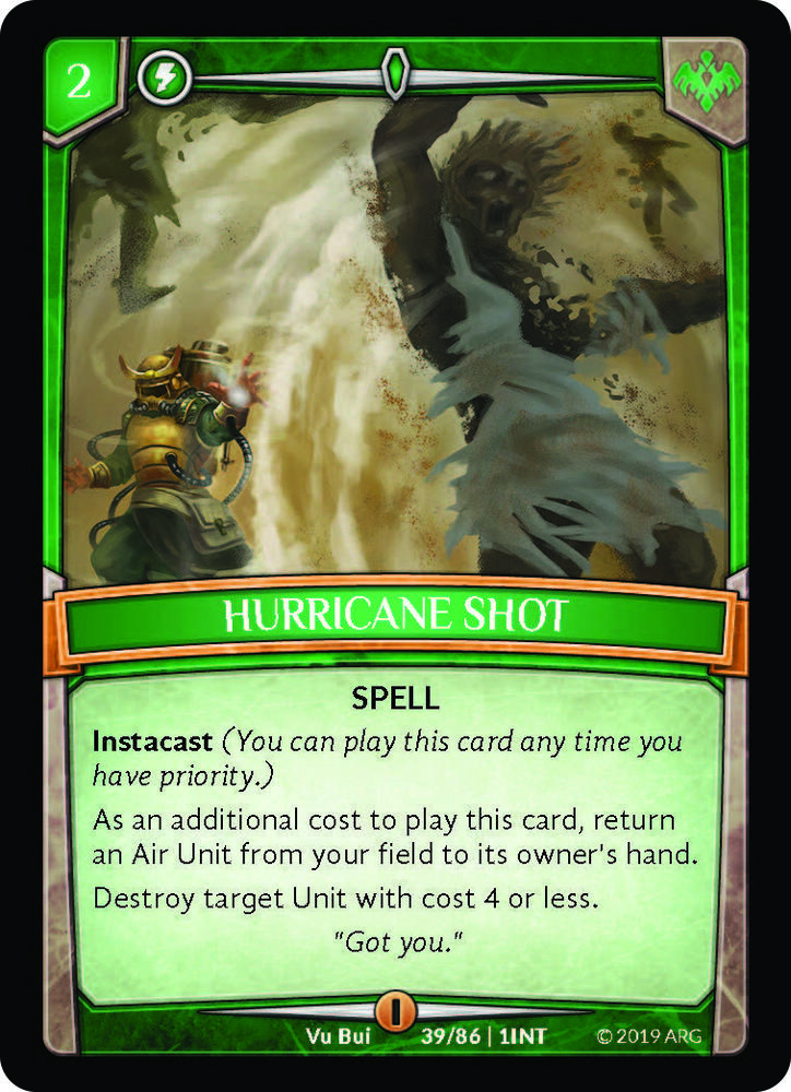 Hurricane Shot card image