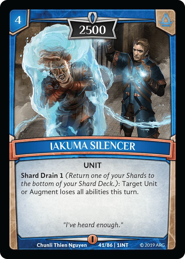 Iakuma Silencer card image