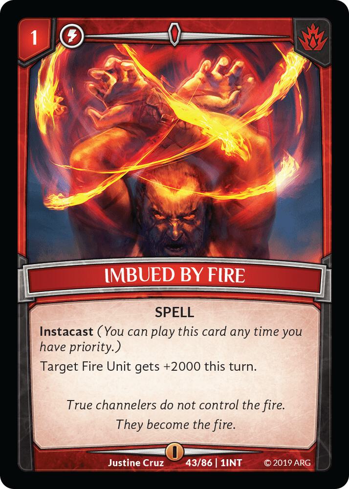 Imbued by Fire card image
