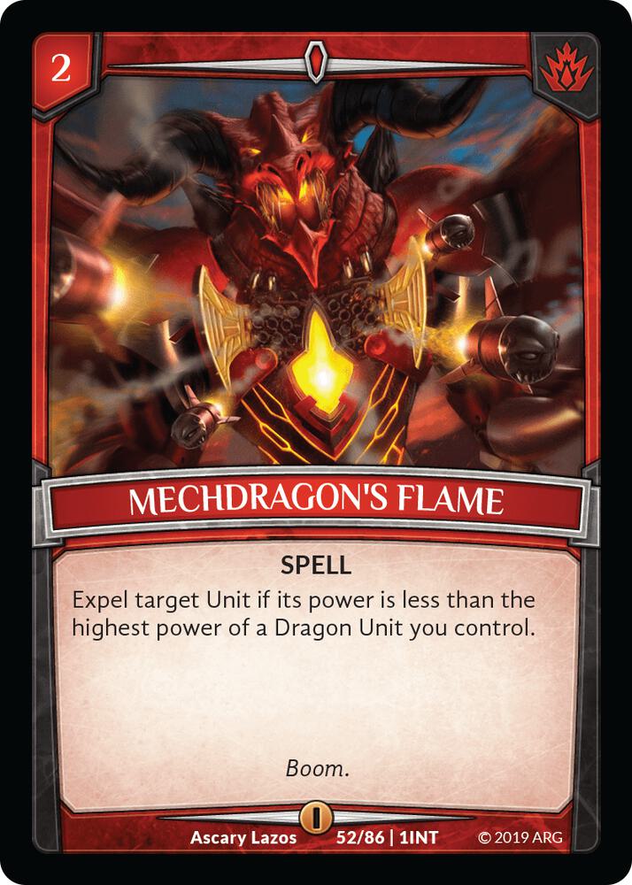 Mechdragon's Flame card image