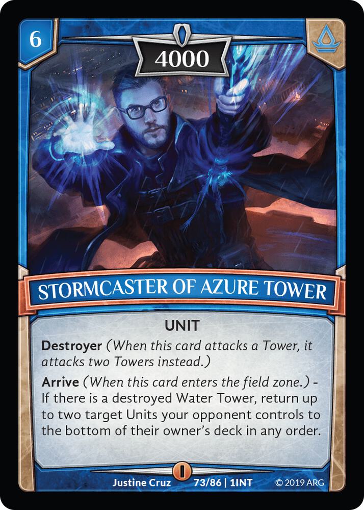 Stormcaster of Azure Tower card image
