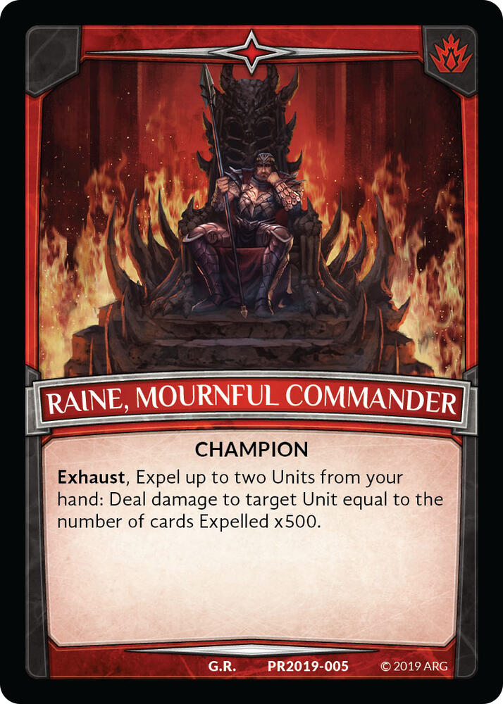 Raine, Mournful Commander card image