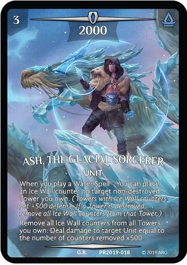 Ash, the Glacial Sorcerer