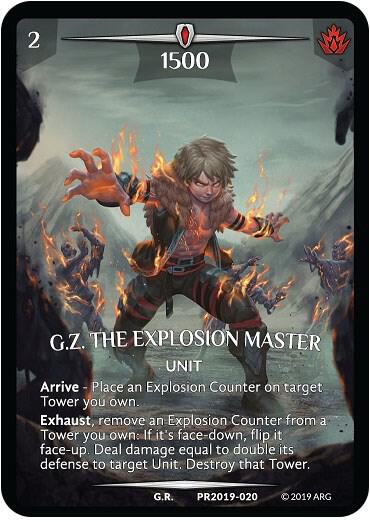 G.Z. the Explosion Master card image