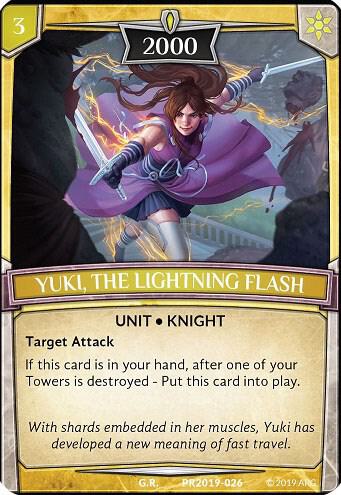 Yuki, the Lightning Flash card image