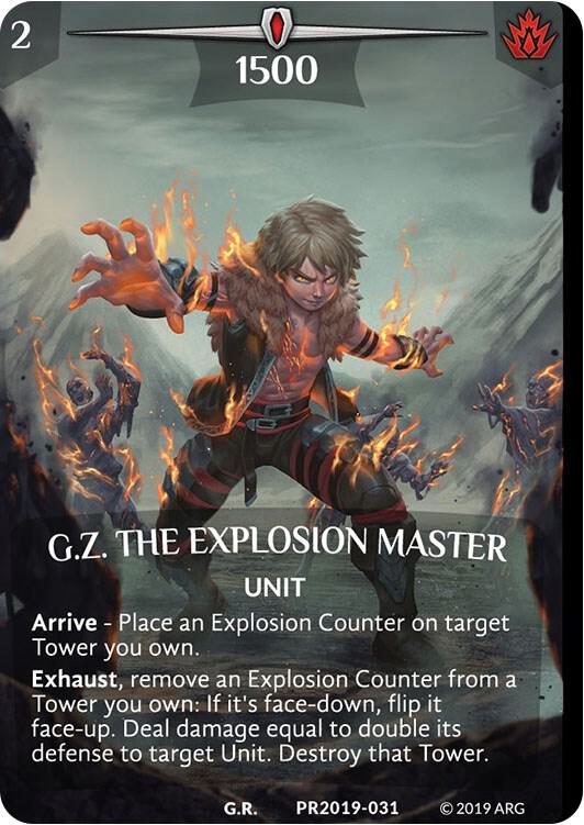 G.Z. the Explosion Master card image