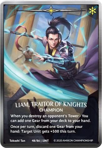Liam, Traitor of Knights