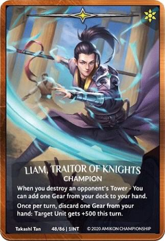 Liam, Traitor of Knights