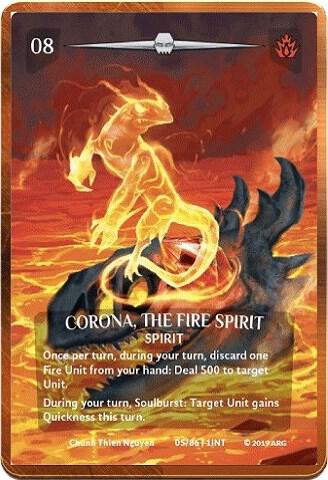 Corona, the Fire Spirit card image