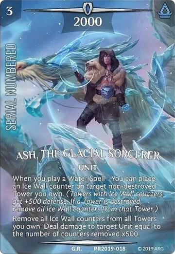 Ash, the Glacial Sorcerer card image